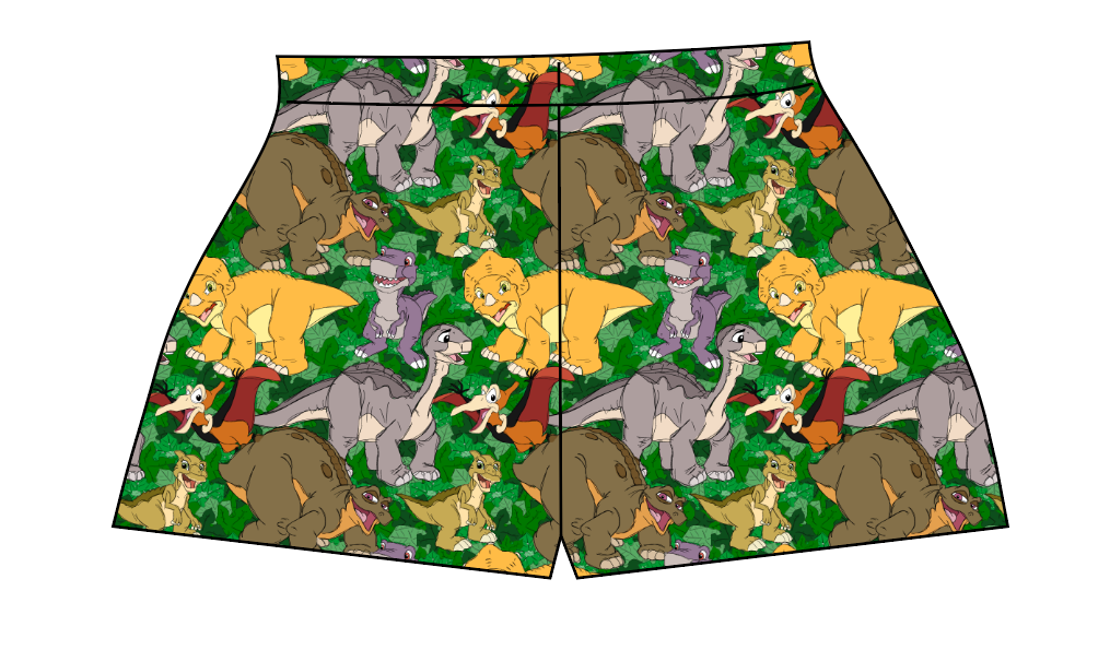 Prehistoric Pals Ladies' Lounge Shorts