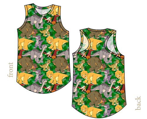 Prehistoric Pals Ladies' Summer Tank