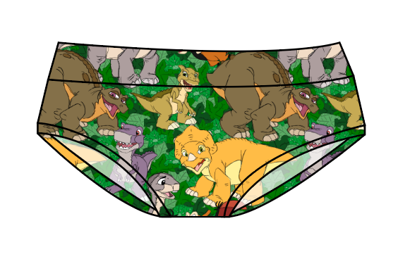 Prehistoric Pals Ladies' Underwear