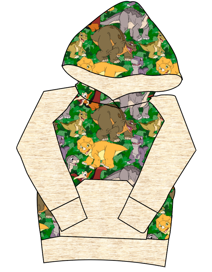 Prehistoric Pals Mens' Hoodie