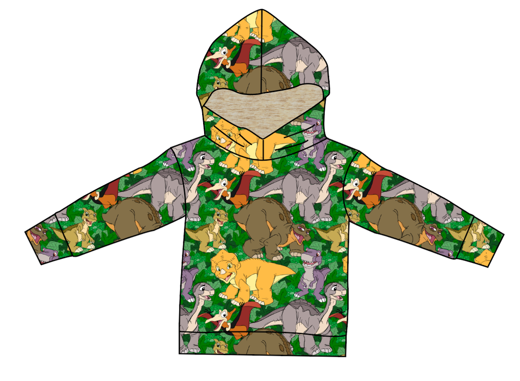 Prehistoric Pals Oversized Hoodie