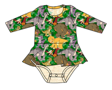 Load image into Gallery viewer, Prehistoric Pals Peplum Top