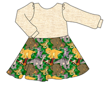 Load image into Gallery viewer, Prehistoric Pals Prairie Dress
