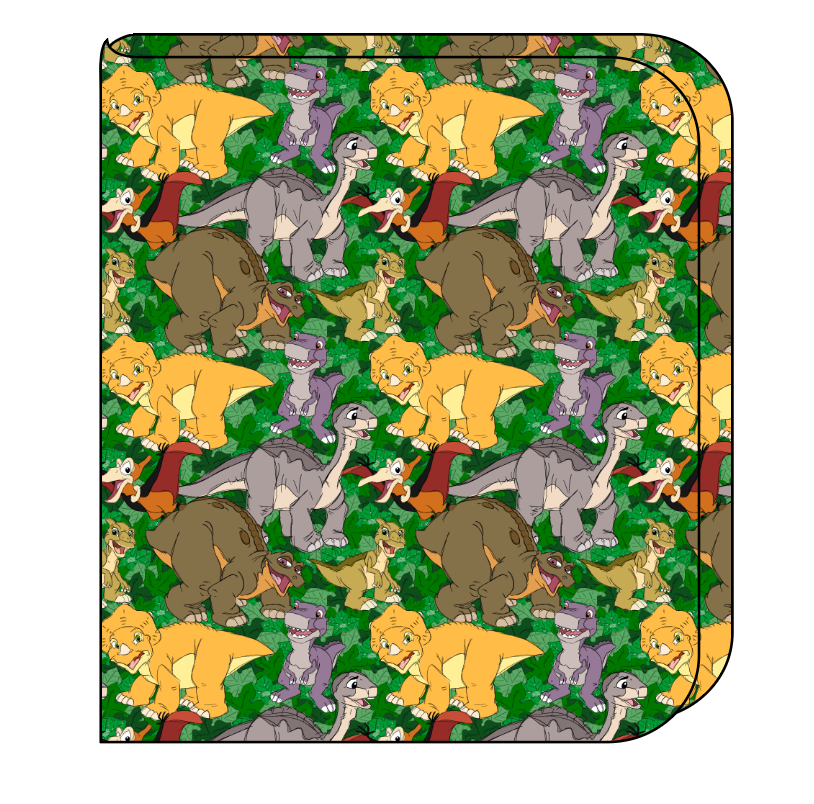Prehistoric Pals Swaddle Blanket