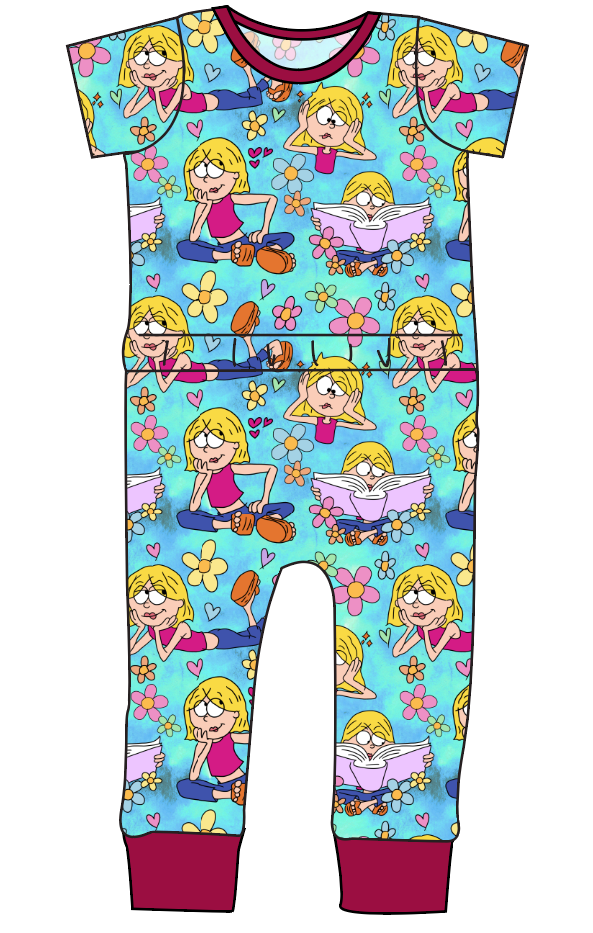 Inner Monologue Bennett Pants and Shorts Length T-Shirt Romper