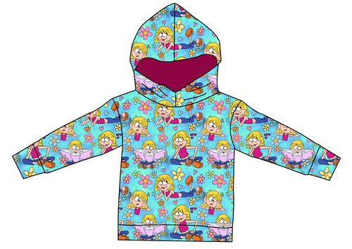 Inner Monologue Ladies Oversized Hoodie