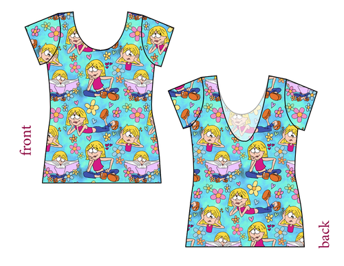 Inner Monologue Ladies' Low Back Ballerina Tee