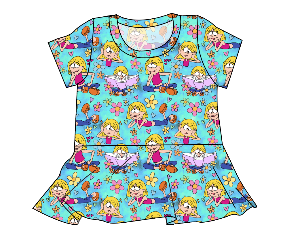 Inner Monologue Ladies' Peplum Top