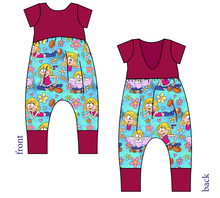 Load image into Gallery viewer, Inner Monologue Low Back Romper and Bubble Romper