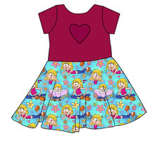 Load image into Gallery viewer, Inner Monologue Molly Heart Back Twirly Dress