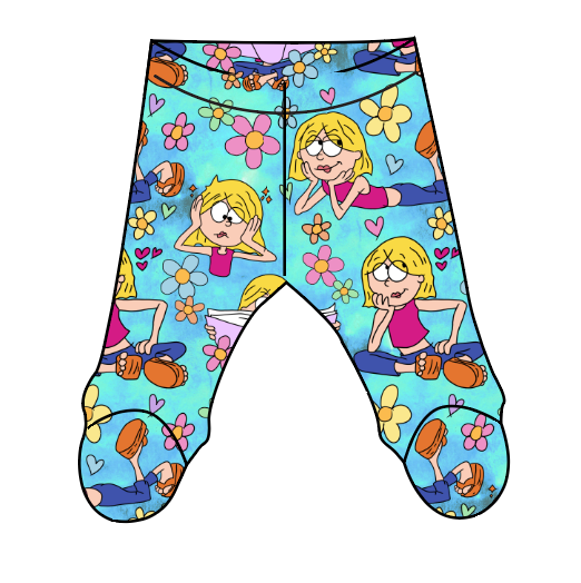 Inner Monologue Newborn Footed Pants