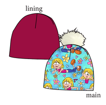 Load image into Gallery viewer, Inner Monologue Slouchy Beanie (Reversible!)