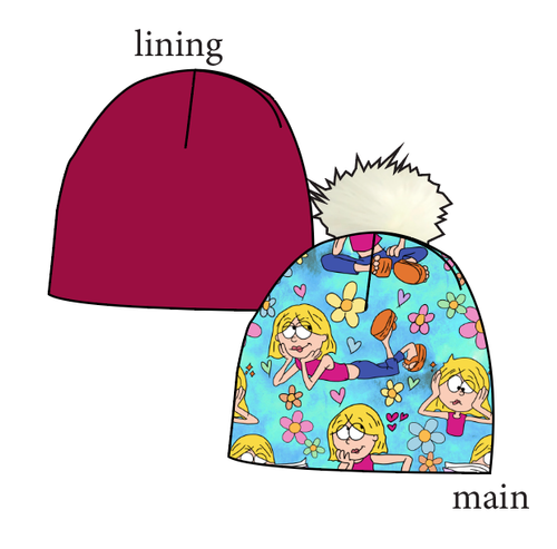 Inner Monologue Slouchy Beanie (Reversible!)