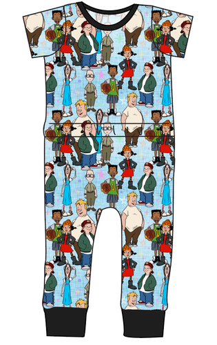 Playground Pals Bennett Pants and Shorts Length T-Shirt Romper