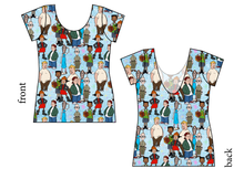 Load image into Gallery viewer, Playground Pals Ladies&#39; Low Back Ballerina Tee