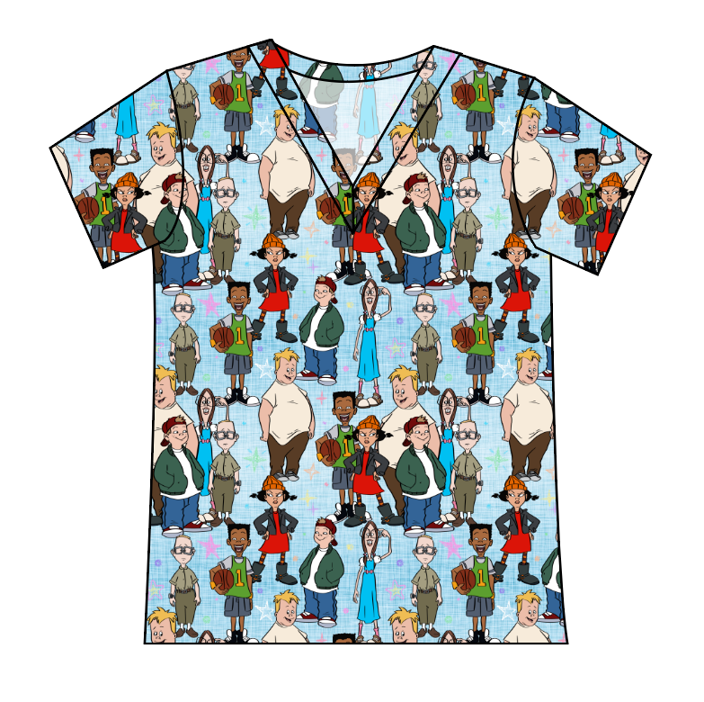 Playground Pals Ladies' Slouchy V-Neck Tee