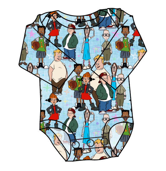 Playground Pals Lap Neck Bodysuit