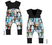Load image into Gallery viewer, Playground Pals Low Back Romper and Bubble Romper