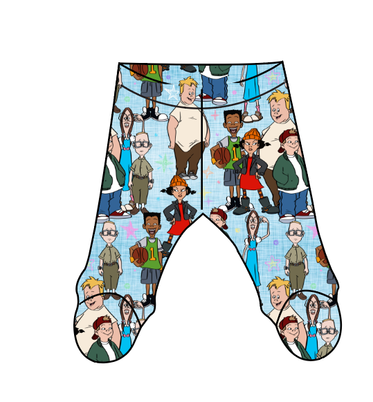 Playground Pals Newborn Footed Pants