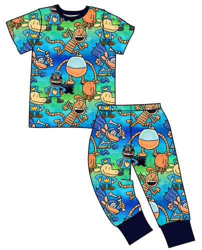 Crime-Biting Canine Basic Loungewear Set