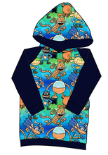 Load image into Gallery viewer, Crime-Biting Canine Classic Hoodie (or Crewneck)