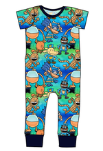 Load image into Gallery viewer, Crime-Biting Canine Emmett Pants And Shorts T-Shirt Romper