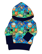 Load image into Gallery viewer, Crime-Biting Canine Grow With Me Hoodie (or Crewneck)