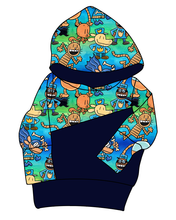 Load image into Gallery viewer, Crime-Biting Canine Grow With Me Hoodie (or Crewneck)