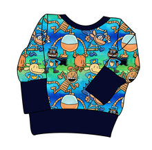 Load image into Gallery viewer, Crime-Biting Canine Grow With Me Hoodie (or Crewneck)