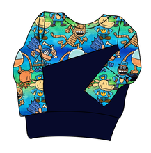 Load image into Gallery viewer, Crime-Biting Canine Grow With Me Hoodie (or Crewneck)