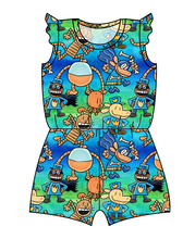 Load image into Gallery viewer, Crime-Biting Canine Ivy Summer Romper