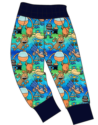 Crime-Biting Canine Mens' Joggers and Jogger Shorts