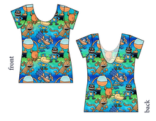 Load image into Gallery viewer, Crime-Biting Canine Ladies&#39; Low Back Ballerina Tee