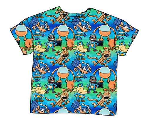 Crime-Biting Canine Ladies' Oversized Tee