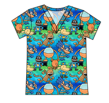 Load image into Gallery viewer, Crime-Biting Canine Ladies&#39; Slouchy V-Neck Tee