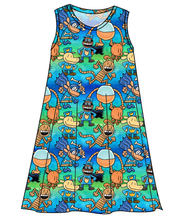 Load image into Gallery viewer, Crime-Biting Canine Ladies&#39; Swing Dress