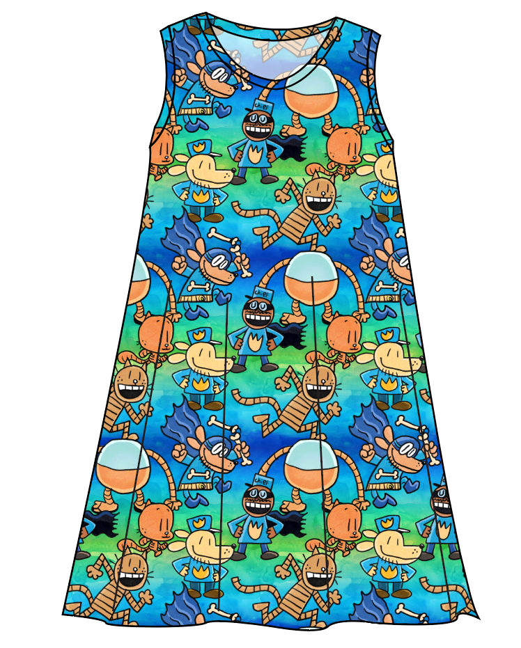 Crime-Biting Canine Ladies' Swing Dress