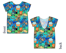 Load image into Gallery viewer, Crime-Biting Canine Low Back Ballerina Tee