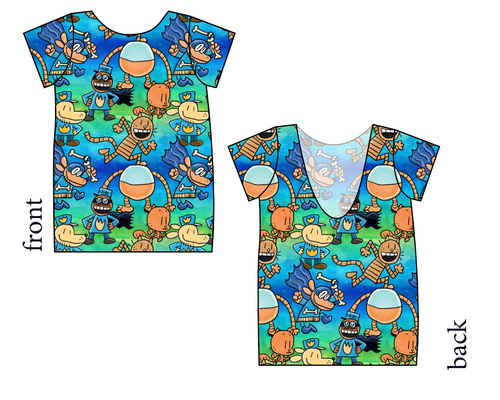 Crime-Biting Canine Low Back Ballerina Tee