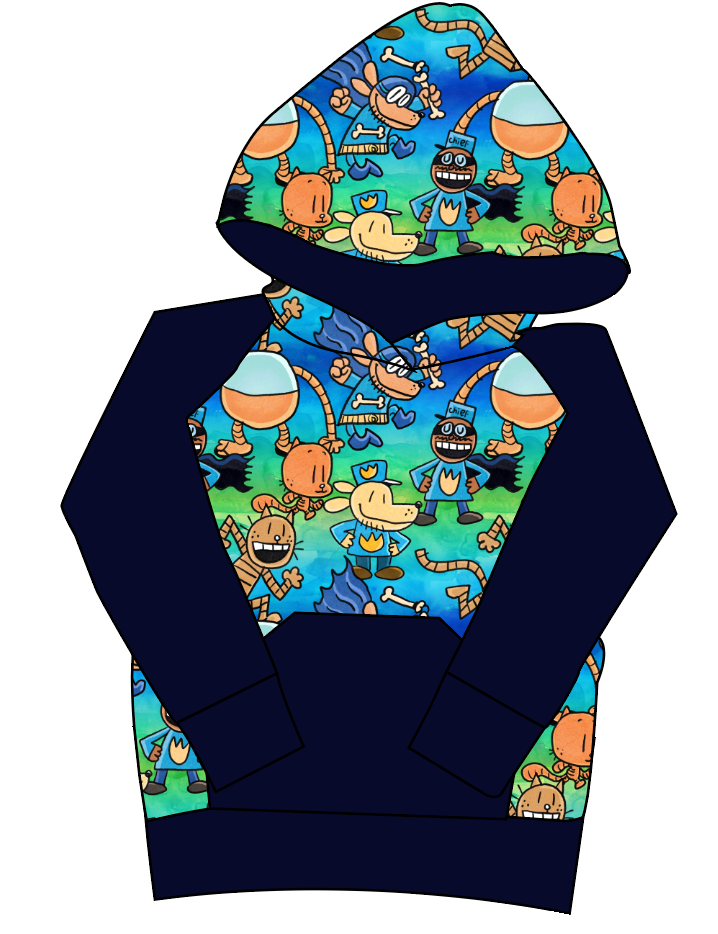 Crime-Biting Canine Mens' Hoodie