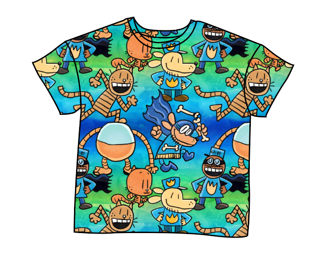 Crime-Biting Canine Oversized Tee