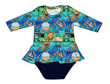 Load image into Gallery viewer, Crime-Biting Canine Peplum Top