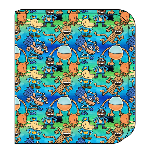 Crime-Biting Canine Swaddle Blanket