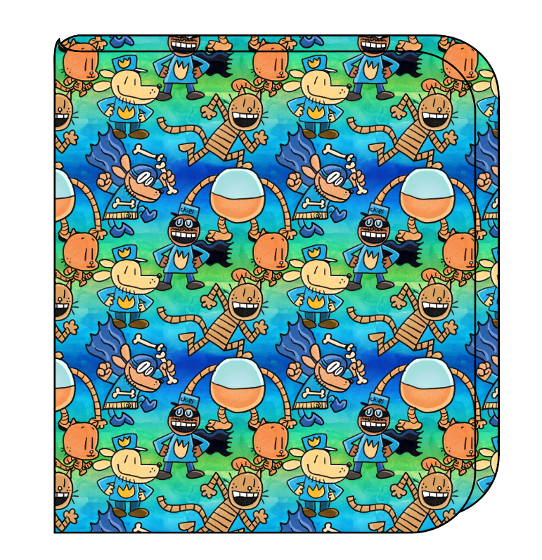 Crime-Biting Canine Swaddle Blanket