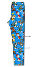 Load image into Gallery viewer, Blue Pup Boogie Basic Leggings