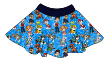 Load image into Gallery viewer, Blue Pup Boogie Circle Skirt