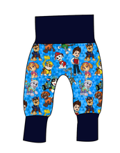 Load image into Gallery viewer, Blue Pup Boogie Grow With Me Pants And Shorts
