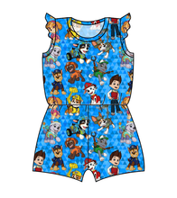 Load image into Gallery viewer, Blue Pup Boogie Ivy Summer Romper