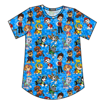 Load image into Gallery viewer, Blue Pup Boogie Ladies' Relaxed Tee
