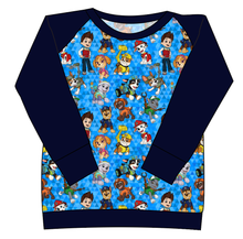 Load image into Gallery viewer, Blue Pup Boogie Ladies' Classic Crewneck